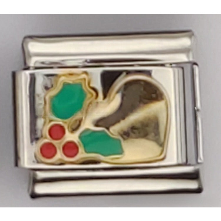 Wholesale Random 10PCS Italian Charm Bracelet Stainless Steel Module Bracelet Single Accessory Charms